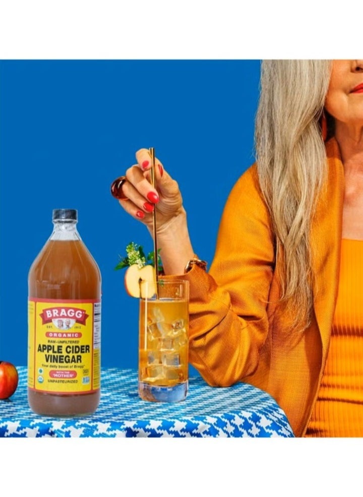 Bragg Raw Organic Apple Cider Vinegar with The Mother Unfiltered - 946ml  - Image 4