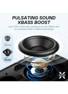 تريبيت مكبر صوت Stormbox Flow بلوتوث محمول مع Xbass 30H Playtime مكبر صوت لاسلكي Ip67 مقاوم للماء بلوتوث 5.3 Tws مخصص Eq Type C مكبر صوت للسفر في الهواء الطلق والشاطئ  - Image 2