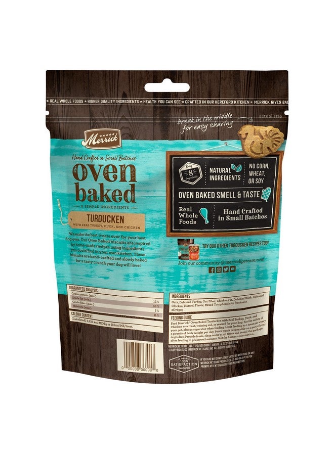 Merrick Oven Baked Natural And Crunchy Bag Of Treats, Turducken Recipe With Real Turkey, Duck, And Chicken - 11 oz. Bag - Image 5