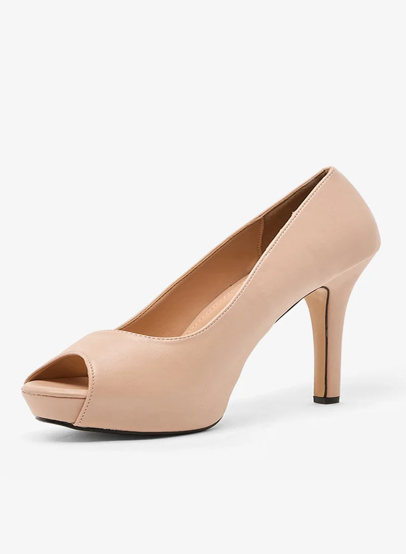 ناين ويست حذاء بكعب مفتوح من الأمام