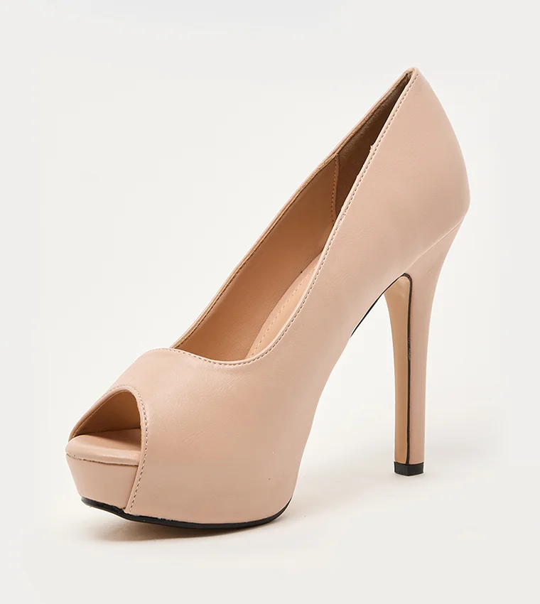 NINE WEST D-PIE Peep Toe Heel Pumps