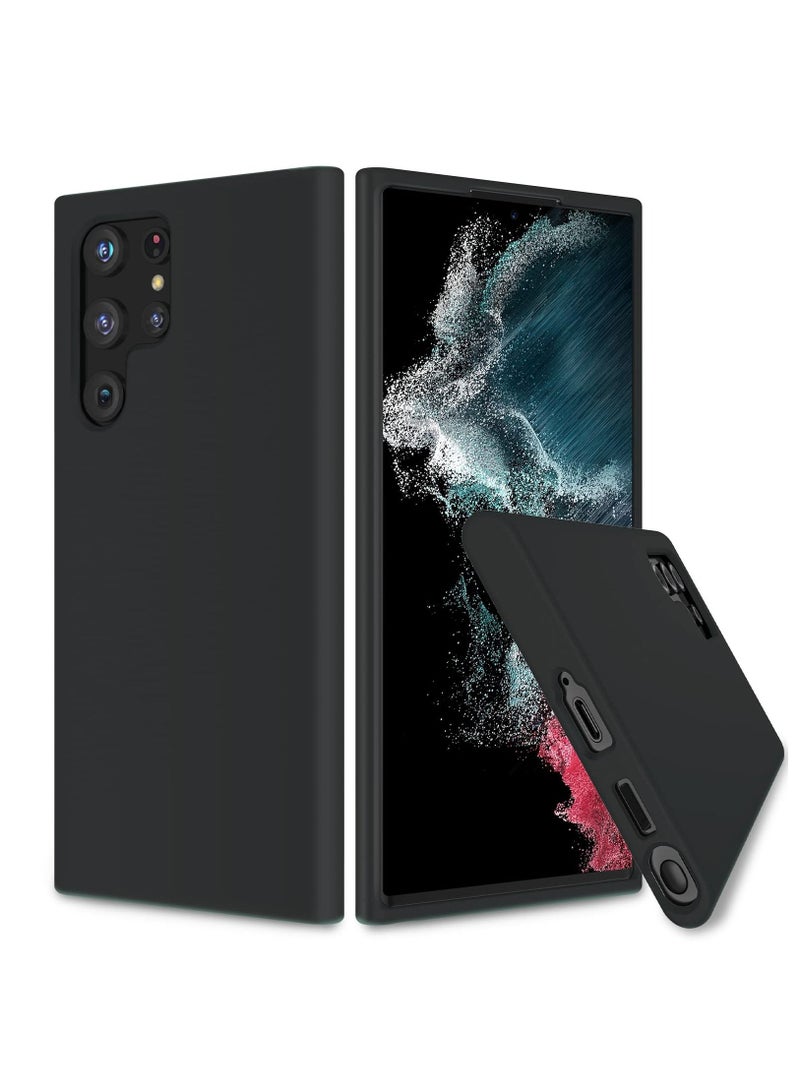 BORTONY Soft Liquid Silicone Protective Case Cover For Samsung Galaxy S22 Ultra - Image 1