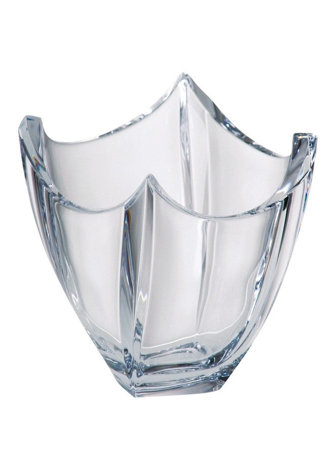 Barski - European Quality Glass - Crystalline - Square Small Bowl - 4.5" D - Made in Europe