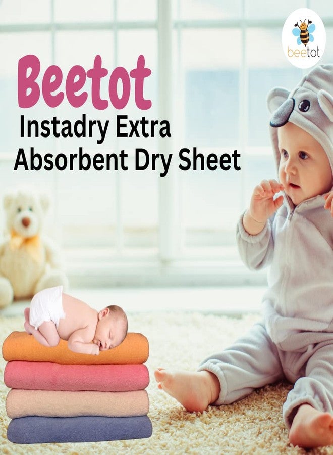 beetot New Born Baby Rapid Dry Sheet, Urine Sheet for New Born Babies, Baby Bed Protector Sheet, Waterproof mat (Large, Light Pink) - Image 3