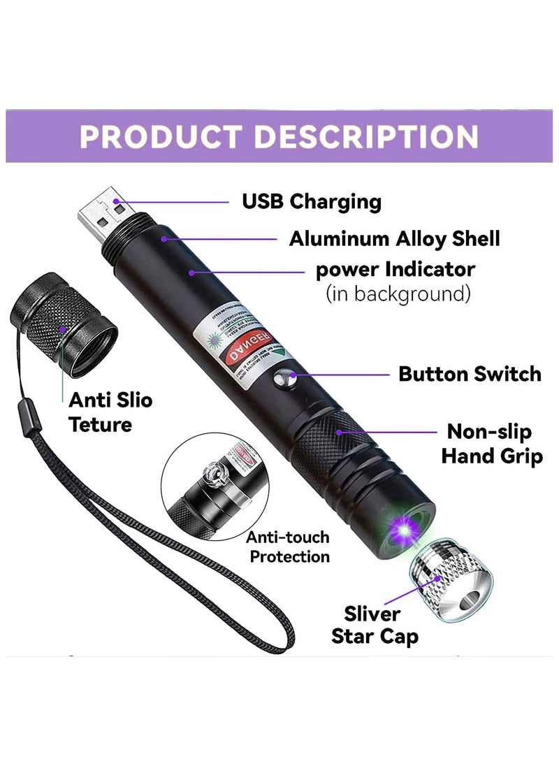 Long Range Purple Laser Pointer High Power,[Material Upgrade] Laser Pointer Pen，[2000 metres] Purple Lazer Pointer Rechargeable for Hiking, Laser Toy USB Charge - pzsku/ZBC35BD366523A0414995Z/45/_/1721373842/9756ce03-95f3-4dc5-8694-08e7db21b558