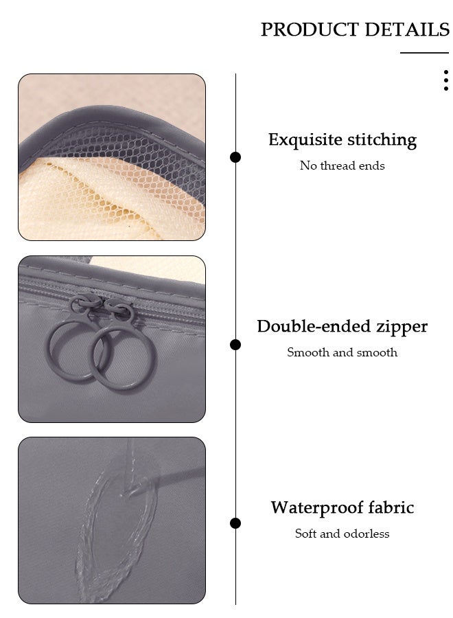 DUNISO 3 Piece Travel Organizer Bags for Luggage, Waterproof and Durable Travel Bags,  Packing Cubes for Travel,  Compression Cubes for Suitcases, Travel Bags  for Clothes, Toiletries, Clothing, Underwear - Image 5