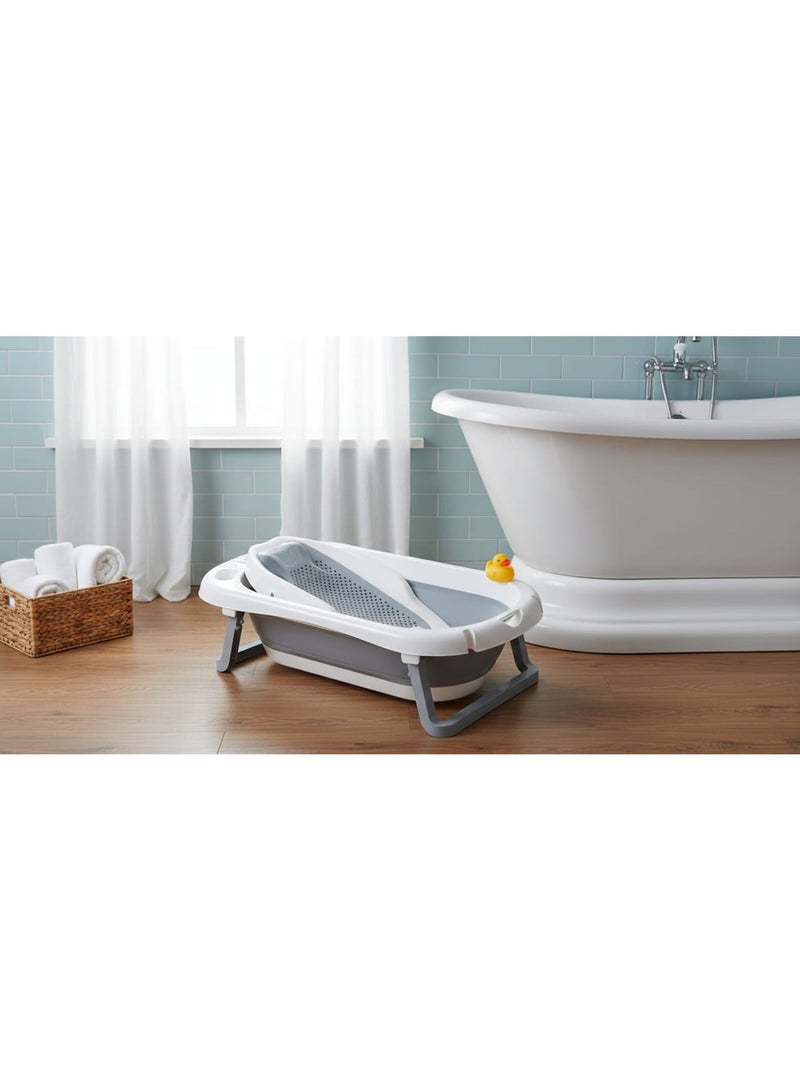 بانيو استحمام سيليكون ديجيتال 2 قطع (بانيو + كرسي استحمام) - Image 3