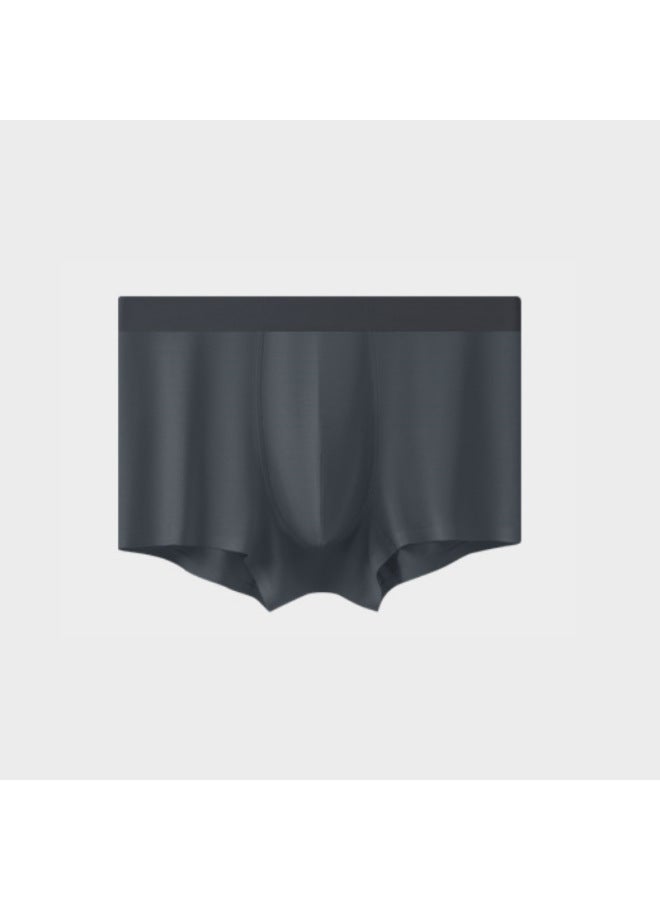 50s Modal Underwear Men's Mid-waist Seamless Soft Cool Feeling Men's Underwear See-through Hip Men's Boxer Briefs