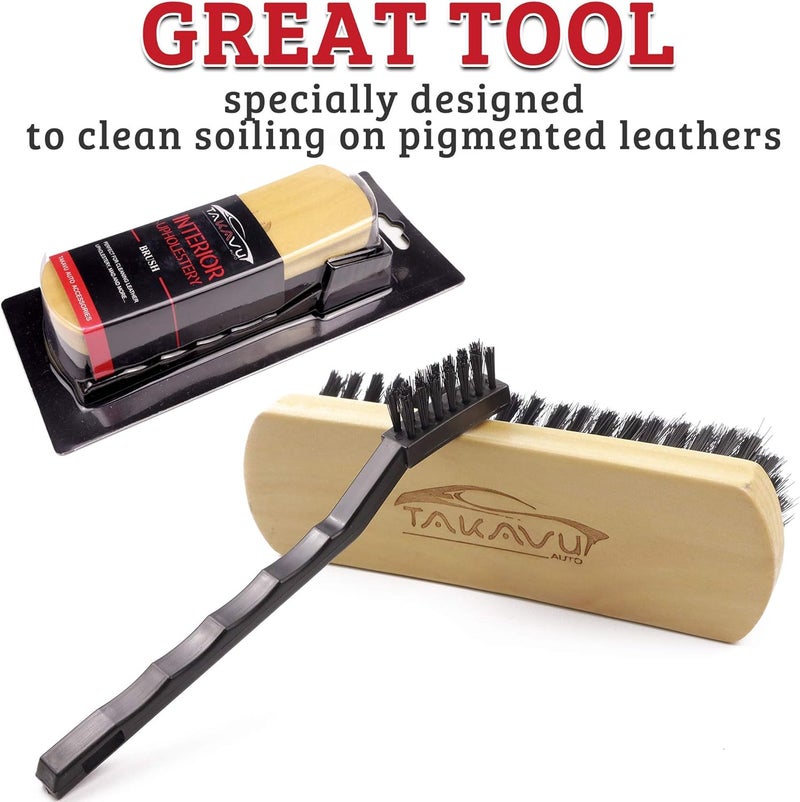 TAKAVU Leather & Textile Shine Brush - Image 2