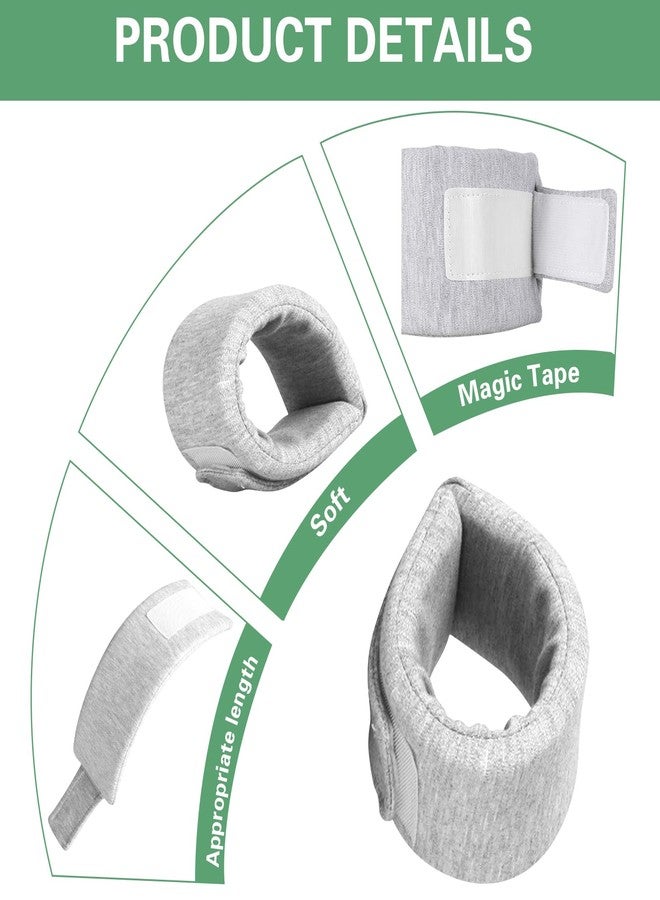 Hiyoo Cat Neck Brace, Adjustable Breathable Elizabethan Collar for Pet After Surgery Recovery Cat Neck Cervical Cone for Small Medium Dogs Puppies Kittens with Neck Circumference 8.2-10.2 Inch (Grey, S) - Image 3
