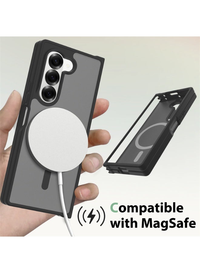Case for Galaxy Z Fold 7,High Grade Drop Protection Slim Matte Shockproof Anti-Slip with Wireless Charging Phone Case for Samsung Galaxy Z Fold 7 5G,2025  - Image 5