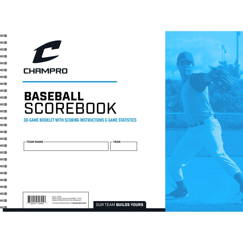 Champro Baseball Score Book (White), 28 pages - Image 1