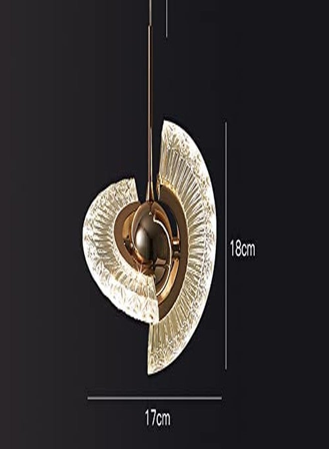 CITRA led Gold Twistable Crystal Hanging Pendant Ceiling Lamp Light - Warm White - Image 3
