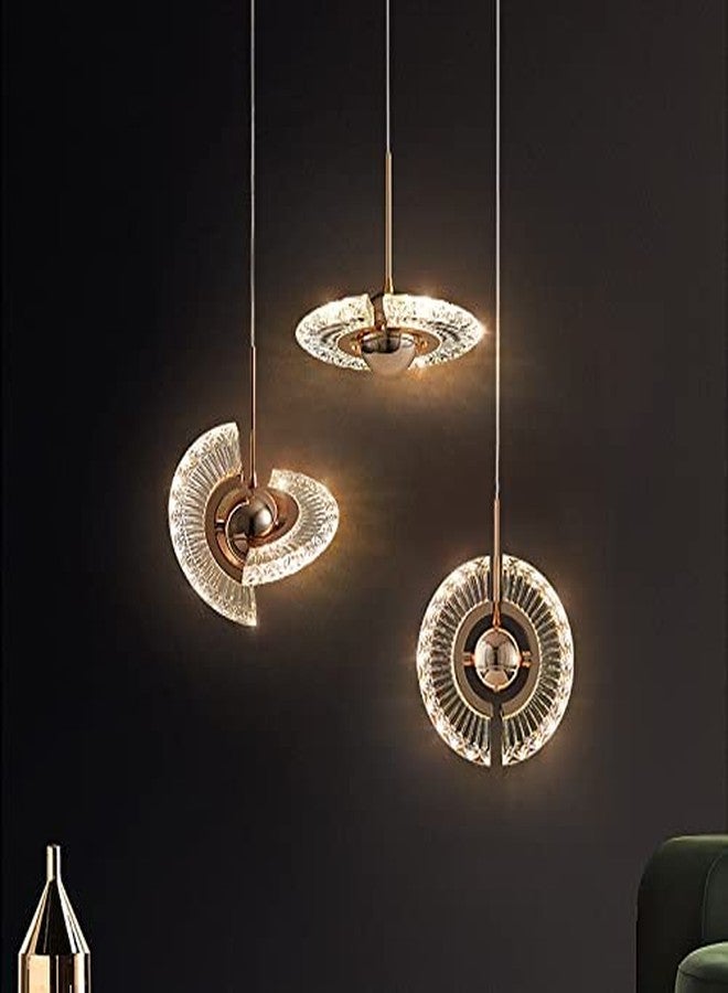 CITRA led Gold Twistable Crystal Hanging Pendant Ceiling Lamp Light - Warm White - Image 4