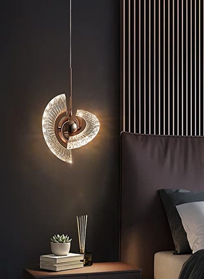 CITRA led Gold Twistable Crystal Hanging Pendant Ceiling Lamp Light - Warm White - Image 1
