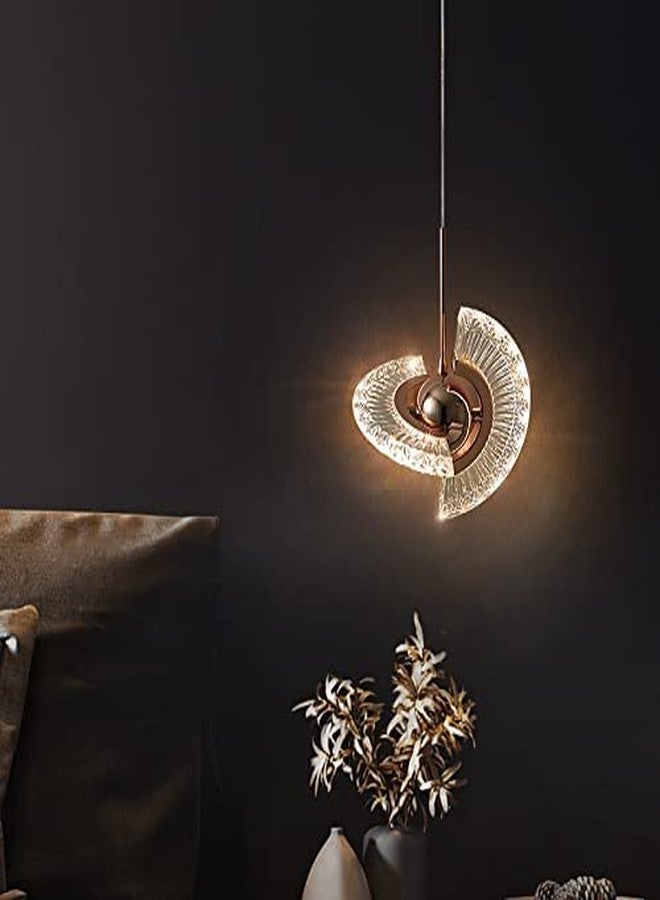 CITRA led Gold Twistable Crystal Hanging Pendant Ceiling Lamp Light - Warm White - Image 2