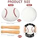 LaRandom 3 Pcs Fluffy Plush Baseball Pillow Set Rabbit Fur Throw Baseball Bat Pillows for Room Decoration Birthday Gifts - Image 4