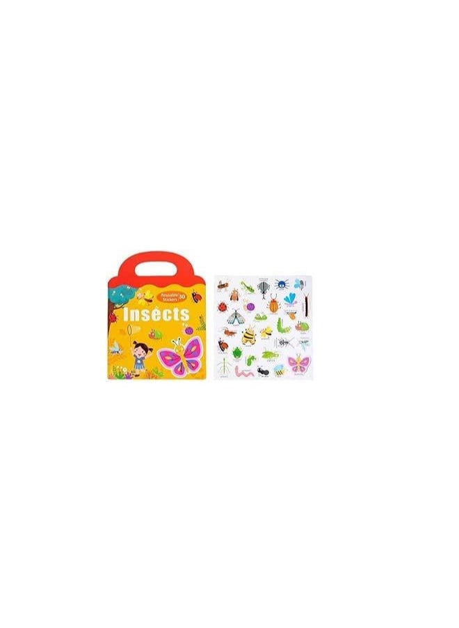 Insects Educational Playset, Carrying Case, 48 Insect Figurines and Illustrations  - Image 2