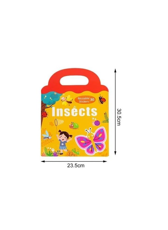 Insects Educational Playset, Carrying Case, 48 Insect Figurines and Illustrations  - Image 3