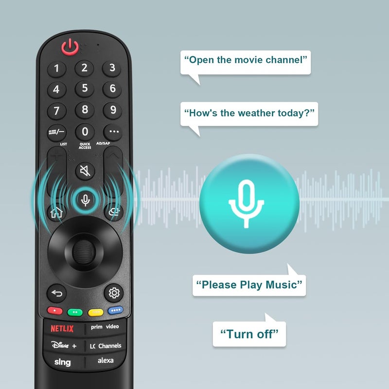 Tendodo MR23GA LG Magic Remote 2023 With Voice and Pointer Function - Replacement for LG Smart TV 2023 Models - Image 2