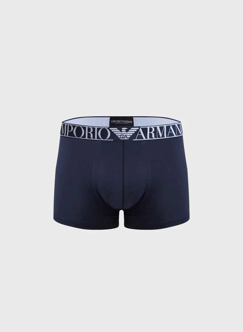 EMPORIO ARMANI 2 Pack Logo Band Trunks