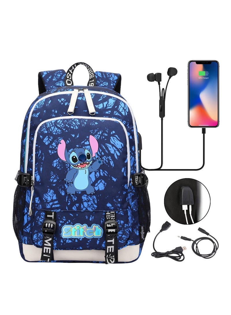 Printed Youth Large Capacity Men's and Women's Shoulders