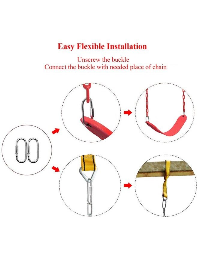 JSAITOYS High Quality EVA Children Outdoor Swing Seat Chain Heavy Swing Sets for Kids  - Image 3