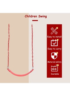 JSAITOYS High Quality EVA Children Outdoor Swing Seat Chain Heavy Swing Sets for Kids  - Image 4