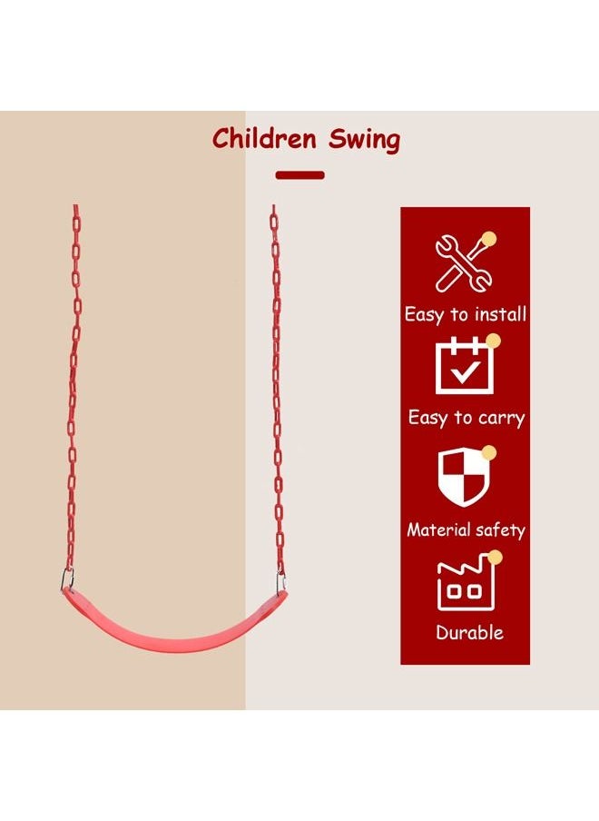 JSAITOYS High Quality EVA Children Outdoor Swing Seat Chain Heavy Swing Sets for Kids  - Image 4