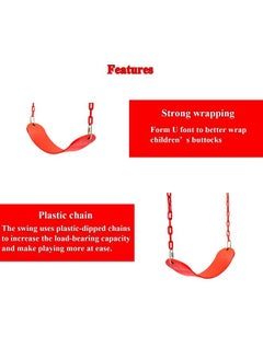 JSAITOYS High Quality EVA Children Outdoor Swing Seat Chain Heavy Swing Sets for Kids  - Image 2
