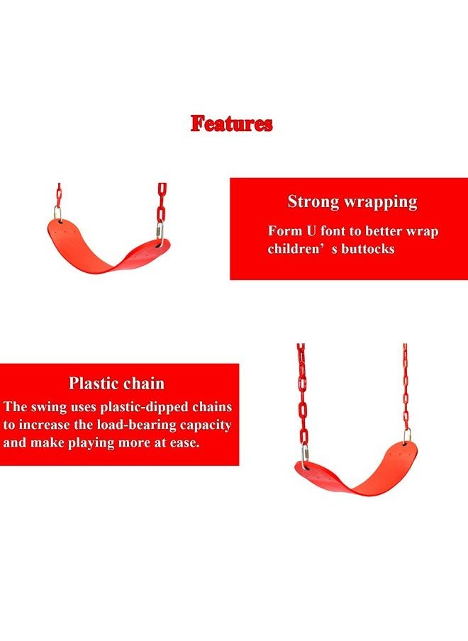 JSAITOYS High Quality EVA Children Outdoor Swing Seat Chain Heavy Swing Sets for Kids  - Image 2