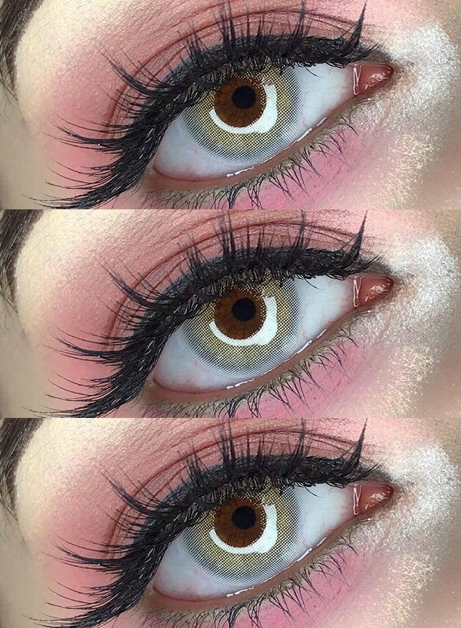 سيدة جديدة عدسات لاصقة ملونة رمادية من فريش ليدي للاستخدام السنوي - Image 5