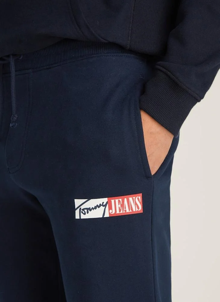 TOMMY JEANS Graphic Logo Drawstrings Sweatpants