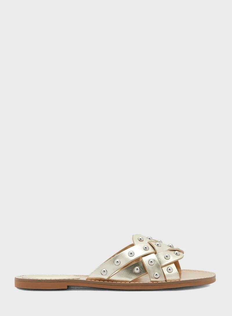NINE WEST Rivet Detailed Sandals