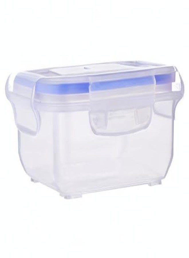 VRISTO 300 ml Clip and Lock Fridge Airtight Plastic Storage Container – BPA-Free, Transparent Kitchen Jar for Spices, Grocery & Dry Fruits – Leakproof & Stackable Food Organizer Set of 6 - Image 4