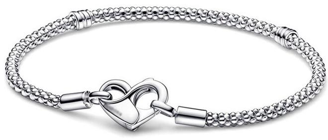 Pan Pan Women's sterling silver bracelet new love bracelet (size: 20cm) - Image 1