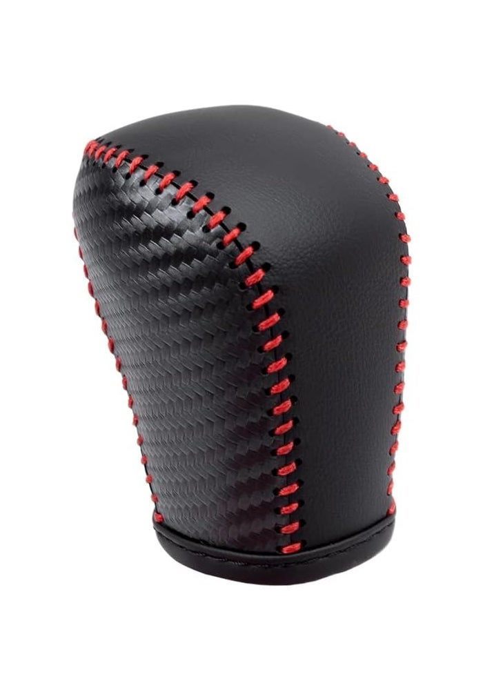LDYFC Leather Gear Shift Knob Cover for Honda Civic - Image 1