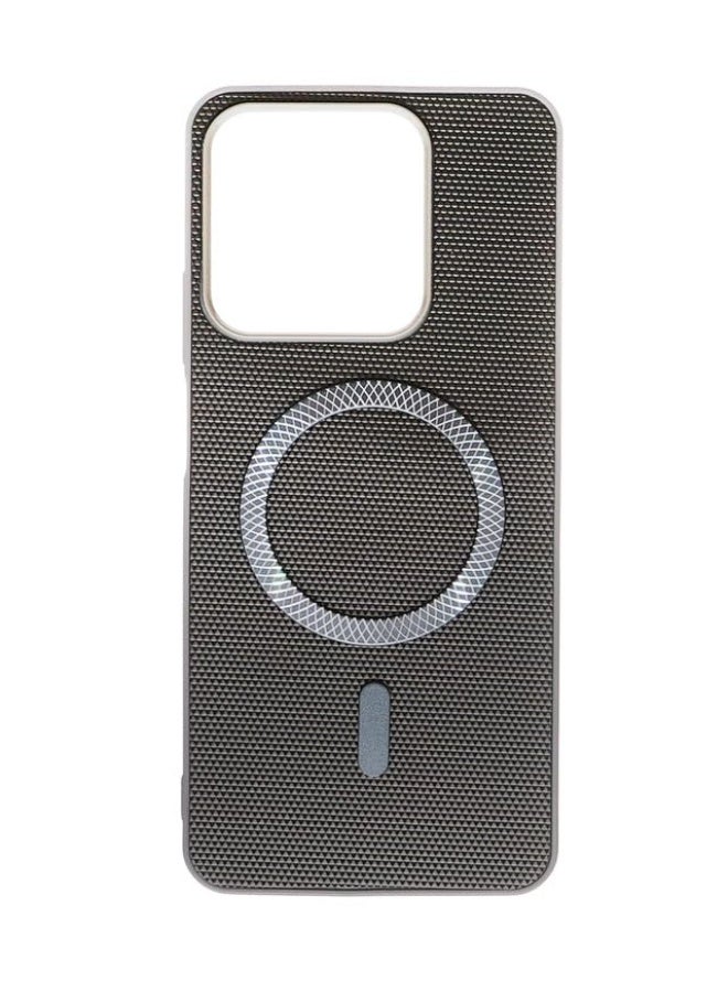 Plastic Back Cover For Realme C63, Grey - Image 1