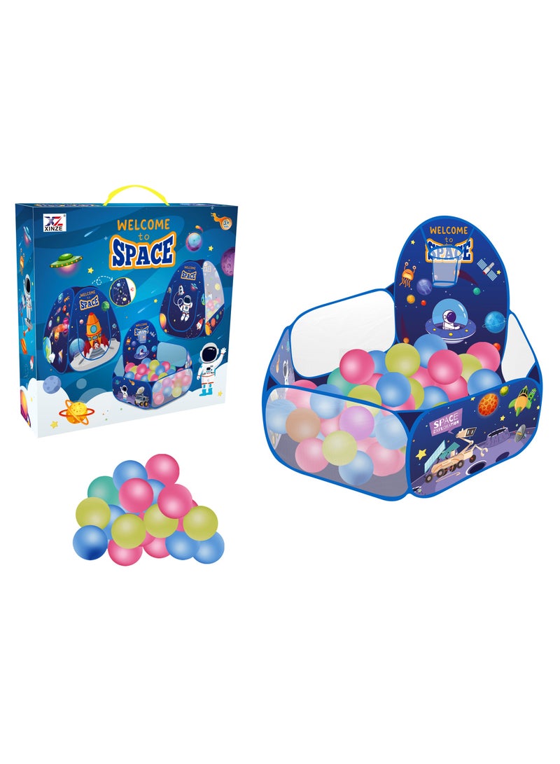 فاميلي حاجز وكرة سلة الفضاء مع 50 كورة  19-2433299 - Image 2