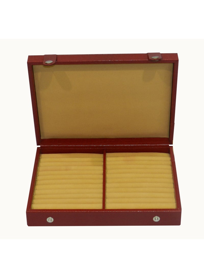 LAVERI LEATHER Laveri Ring Storage Display Box with Ring Holder Showcase for Store Display, Jewelry Show & Home ~ Jewelry Tray Organizer  - Image 1