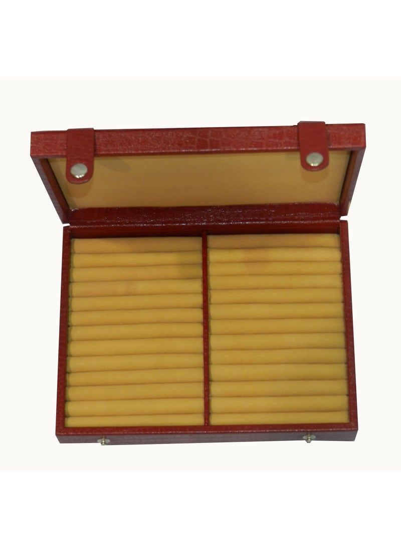 LAVERI LEATHER Laveri Ring Storage Display Box with Ring Holder Showcase for Store Display, Jewelry Show & Home ~ Jewelry Tray Organizer  - Image 3