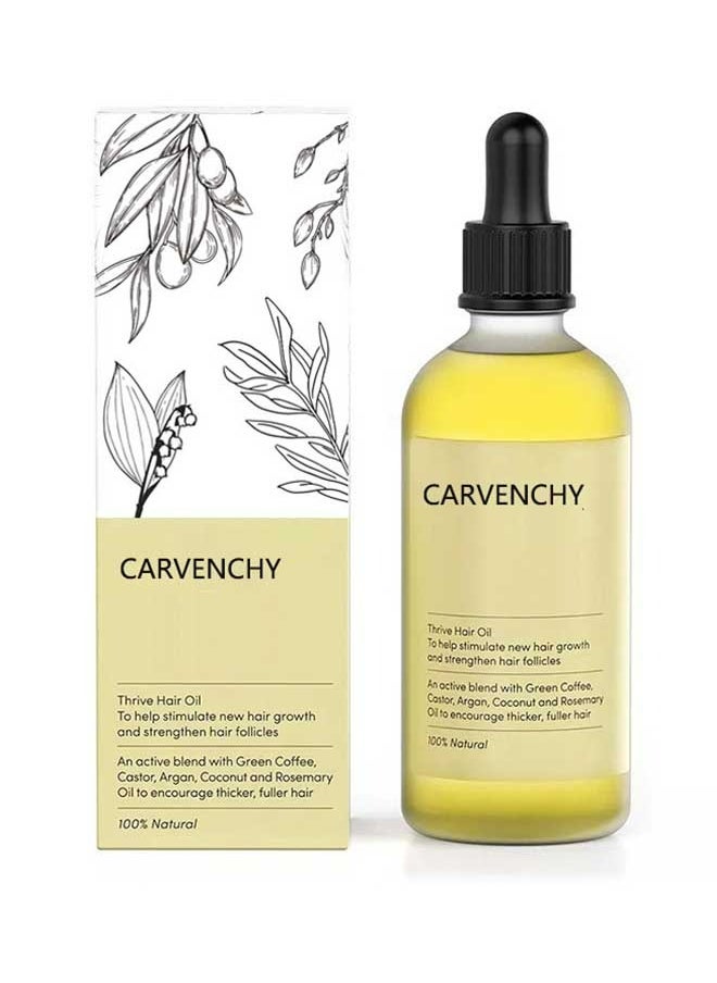 CARVENCHY - Hair Growth Oil 100% Natural with Caffeine, Prevent Hair Loss, Hair Nourishing Essential Oil That Stimulates Hair Growth - Image 1