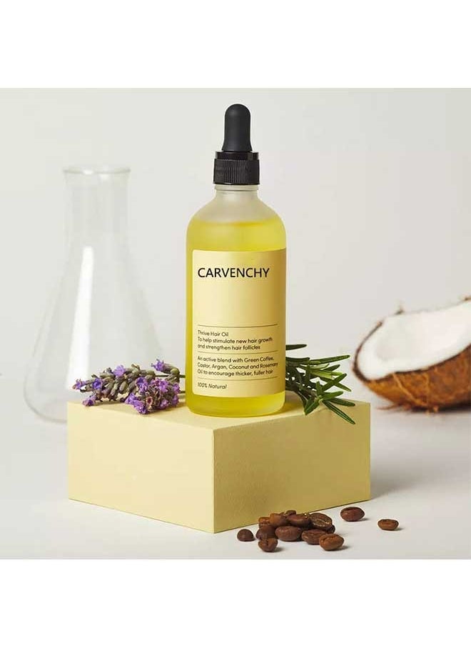CARVENCHY - Hair Growth Oil 100% Natural with Caffeine, Prevent Hair Loss, Hair Nourishing Essential Oil That Stimulates Hair Growth - Image 1