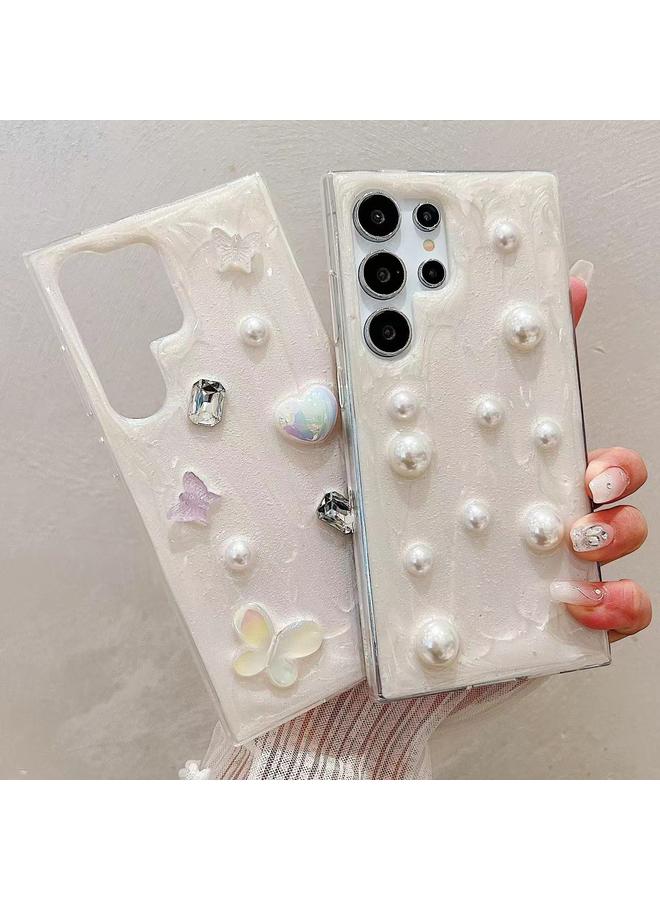 S-TOP Case For Samsung Galaxy S23 Ultra 5G Cream Gum Decoden TPU Phone Case - Image 4