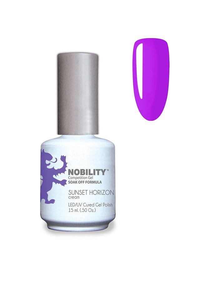 Lechat Gel Nail Polish 15 ml, Long Lasting, Chip Resistant, Requires Drying Under UV Led Lamp Sunset Horizon Nbgp120