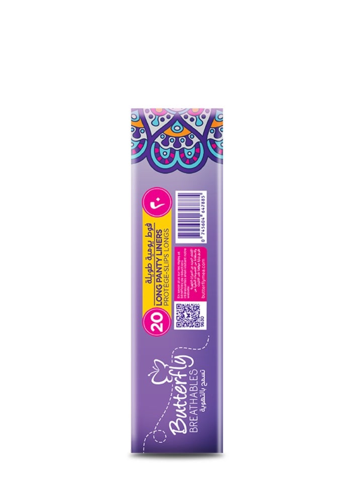 BUTTERFLY Butterfly Breathables Long Panty Liners 20-Pack – Unbeatable Comfort & Protection! PROMO PACK  - Image 2