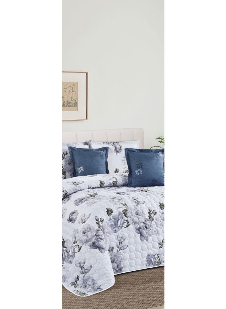 Moon Attractive summer double Comforter Set made of microfiber, size 230*250 cm - Image 3