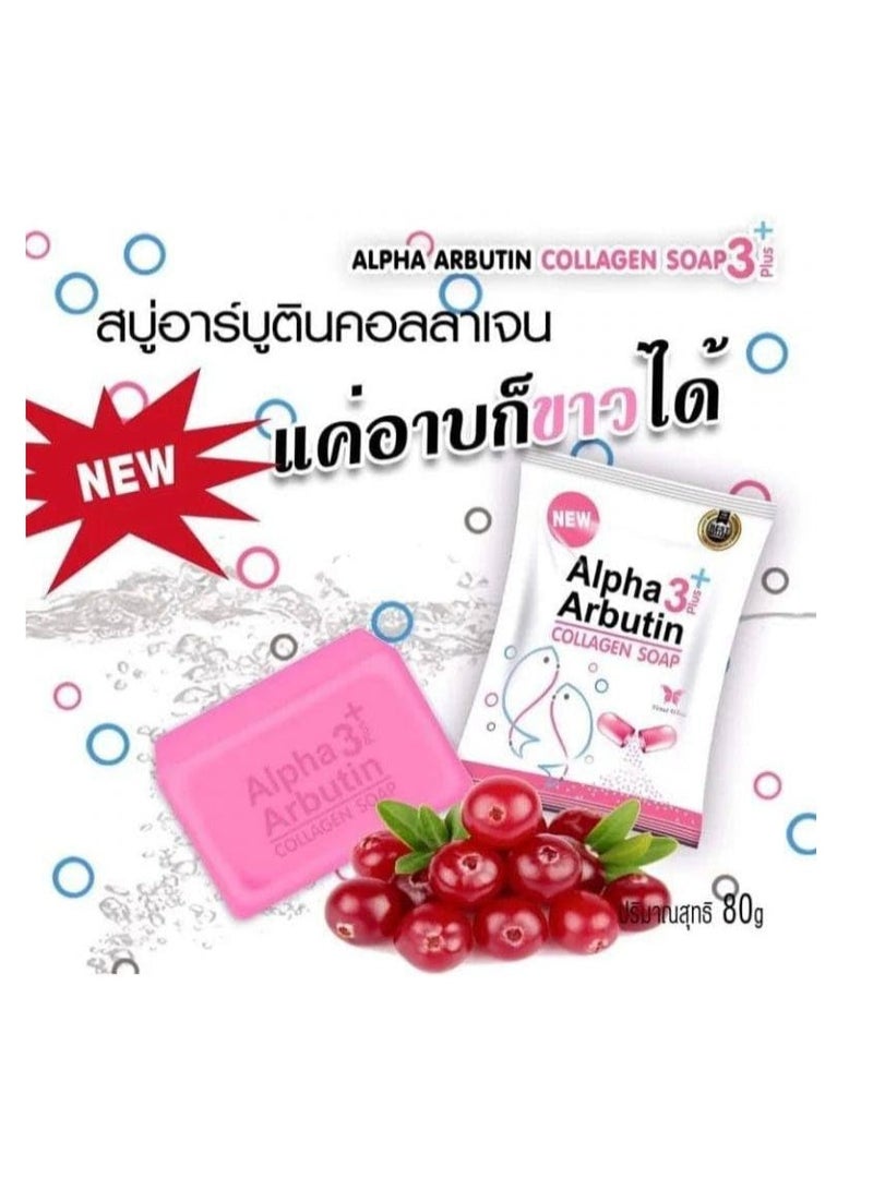 VENUT WHITE Alpha 3 Plus Arbutin Collagen Soap - 80 gm - Image 2
