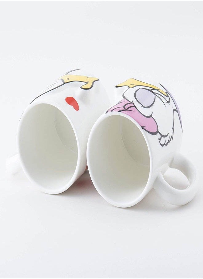 Donald Duck And Dizzy Duck  2-piece mug set