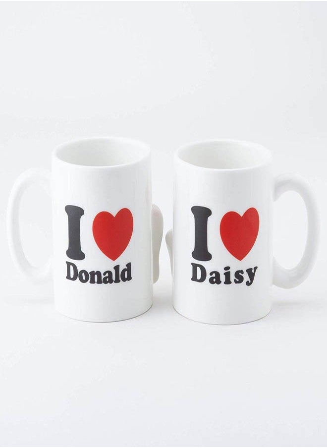 Donald Duck And Dizzy Duck  2-piece mug set